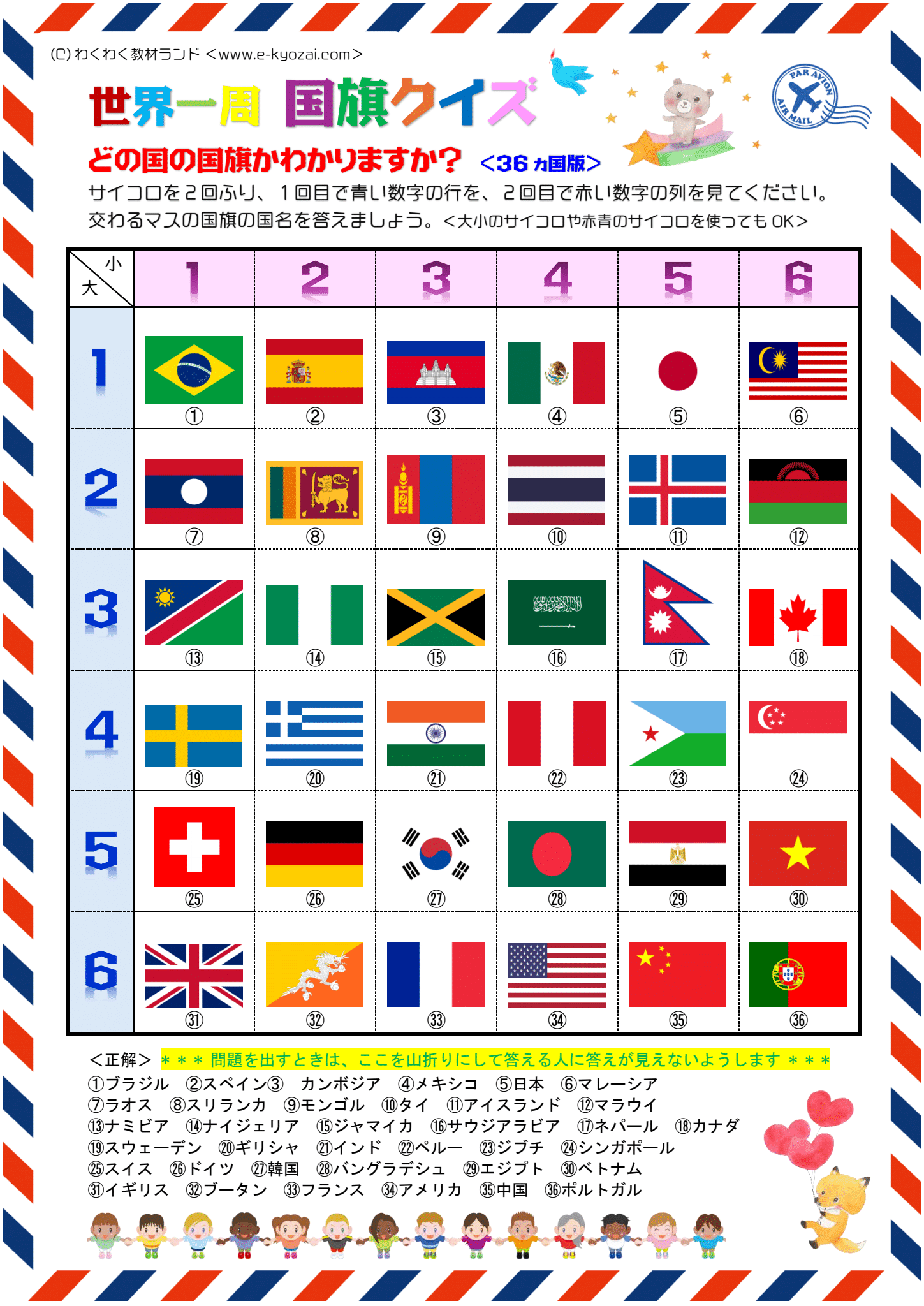 国旗クイズ画像